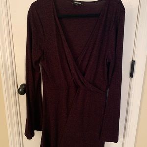 Express Dress size Large bell sleeve